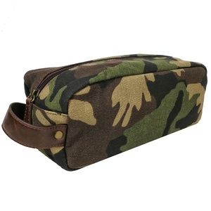 Men's Dopp Kit Travel Shave Bag Camo Print